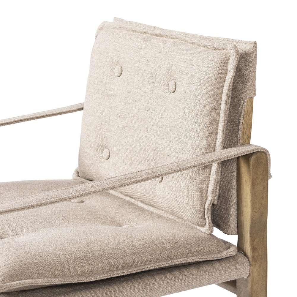 Four Hands - Westgate - Lenz Dining Armchair - Alcala Taupe - 232983-012 veiw 3