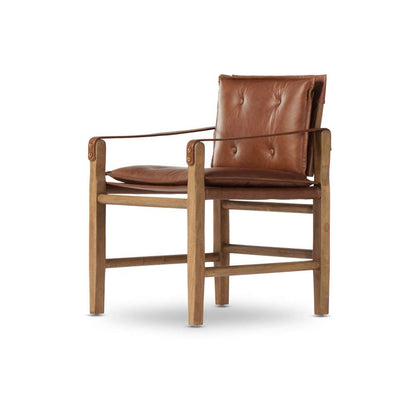 Four Hands - Westgate - Lenz Dining Armchair-Sonoma Chestnut - 232983-011 veiw 1