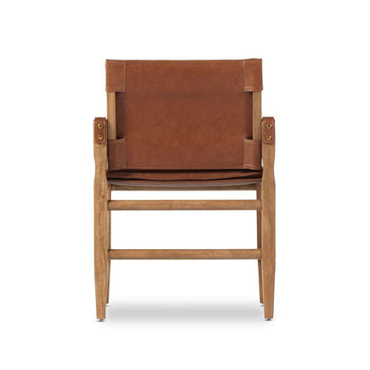 Four Hands - Westgate - Lenz Dining Armchair-Sonoma Chestnut - 232983-011 veiw 6