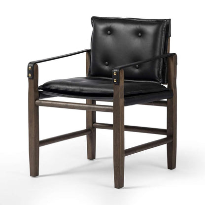 Four Hands - Westgate - Lenz Dining Armchair - Carson Black - 232983-013 veiw 1