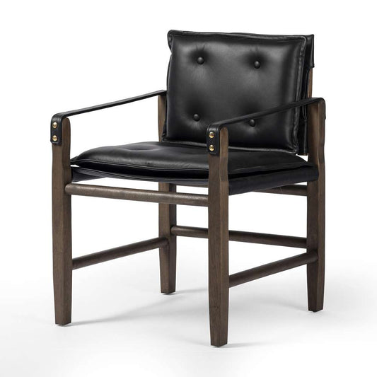 Four Hands - Westgate - Lenz Dining Armchair - Carson Black - 232983-013 veiw 1