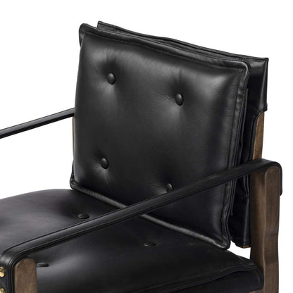 Four Hands - Westgate - Lenz Dining Armchair - Carson Black - 232983-013 veiw 3