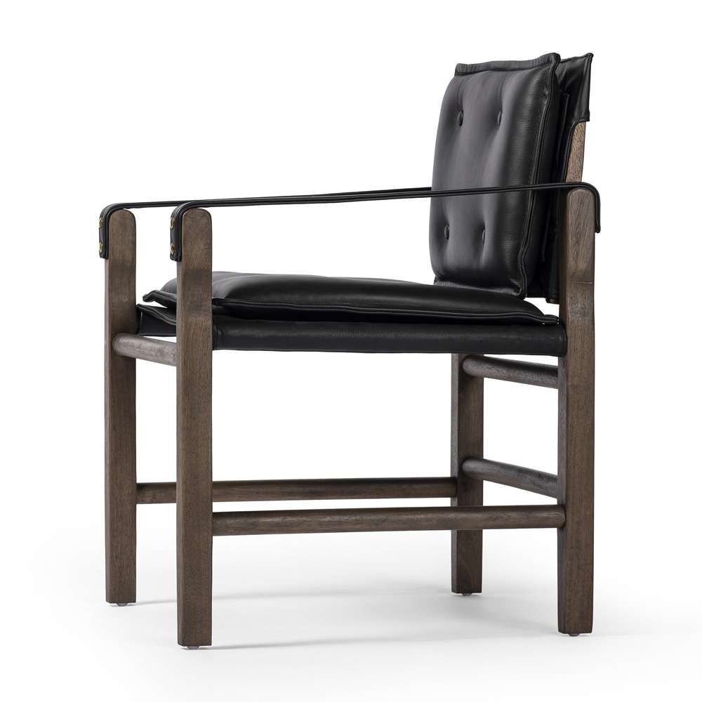 Four Hands - Westgate - Lenz Dining Armchair - Carson Black - 232983-013 veiw 7