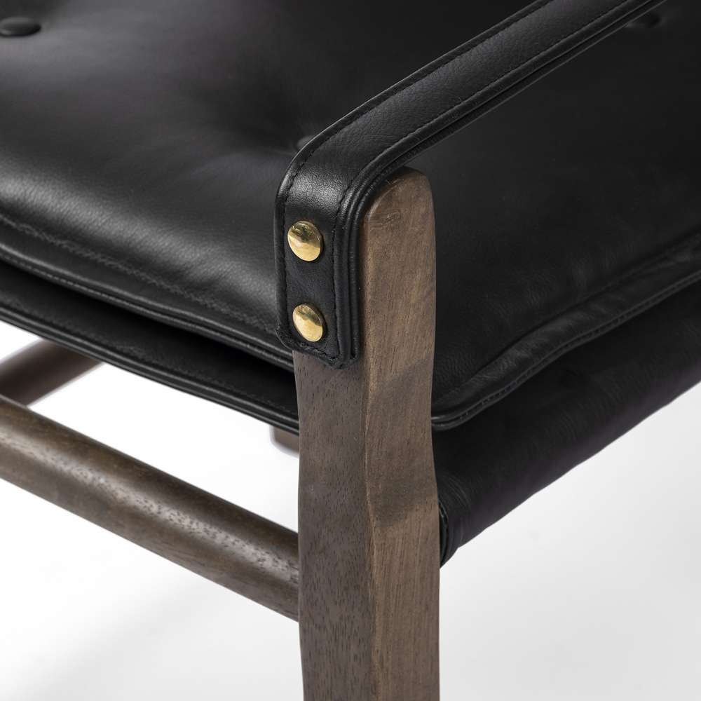 Four Hands - Westgate - Lenz Dining Armchair - Carson Black - 232983-013 veiw 9