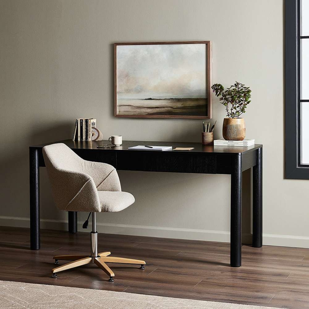 Four Hands - Westgate - Pollard Desk - Brushed Ebony Oak - 239800-001 veiw 11