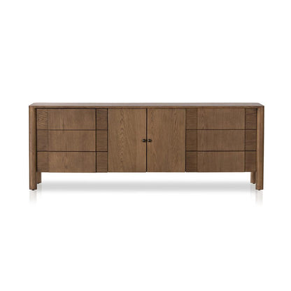 Four Hands - Westgate - Pollard Media Console - Tan Oak Veneer - 234976-002 veiw 2