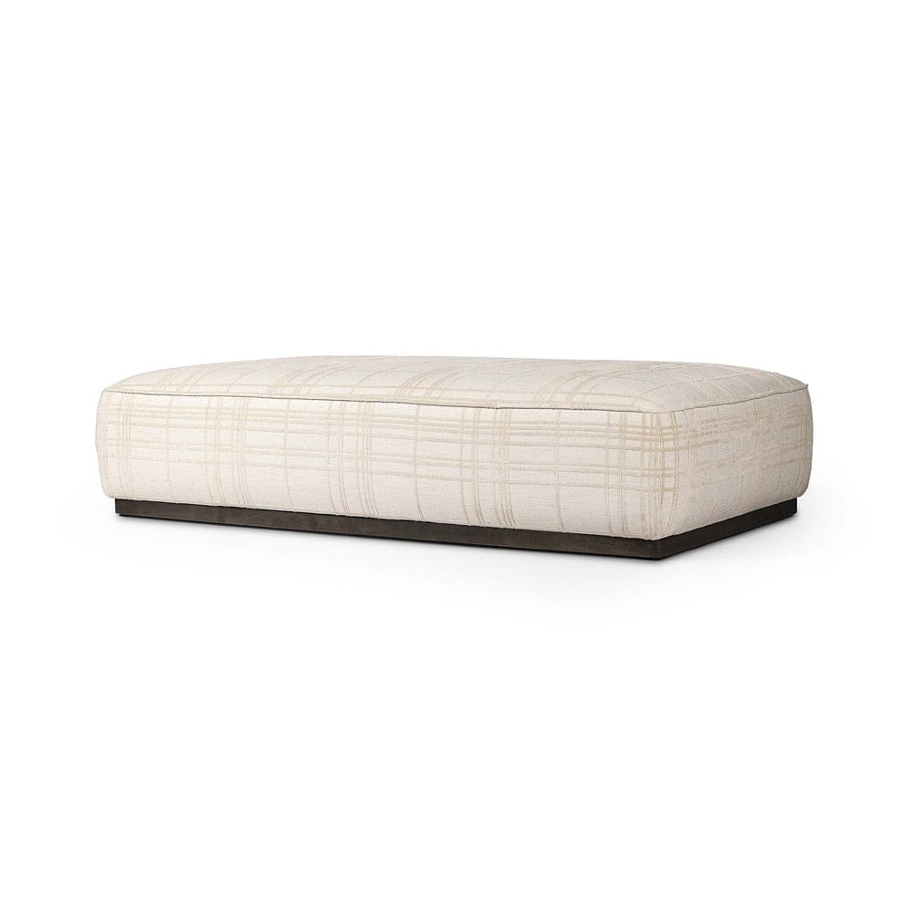 Four Hands - Westgate - Sinclair Cocktail Ottoman - Sheffield Ivory - 236096-017 veiw 1