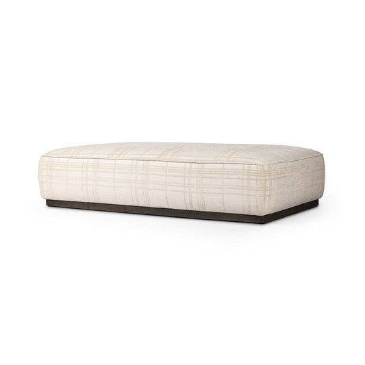 Four Hands - Westgate - Sinclair Cocktail Ottoman - Sheffield Ivory - 236096-017 veiw 1