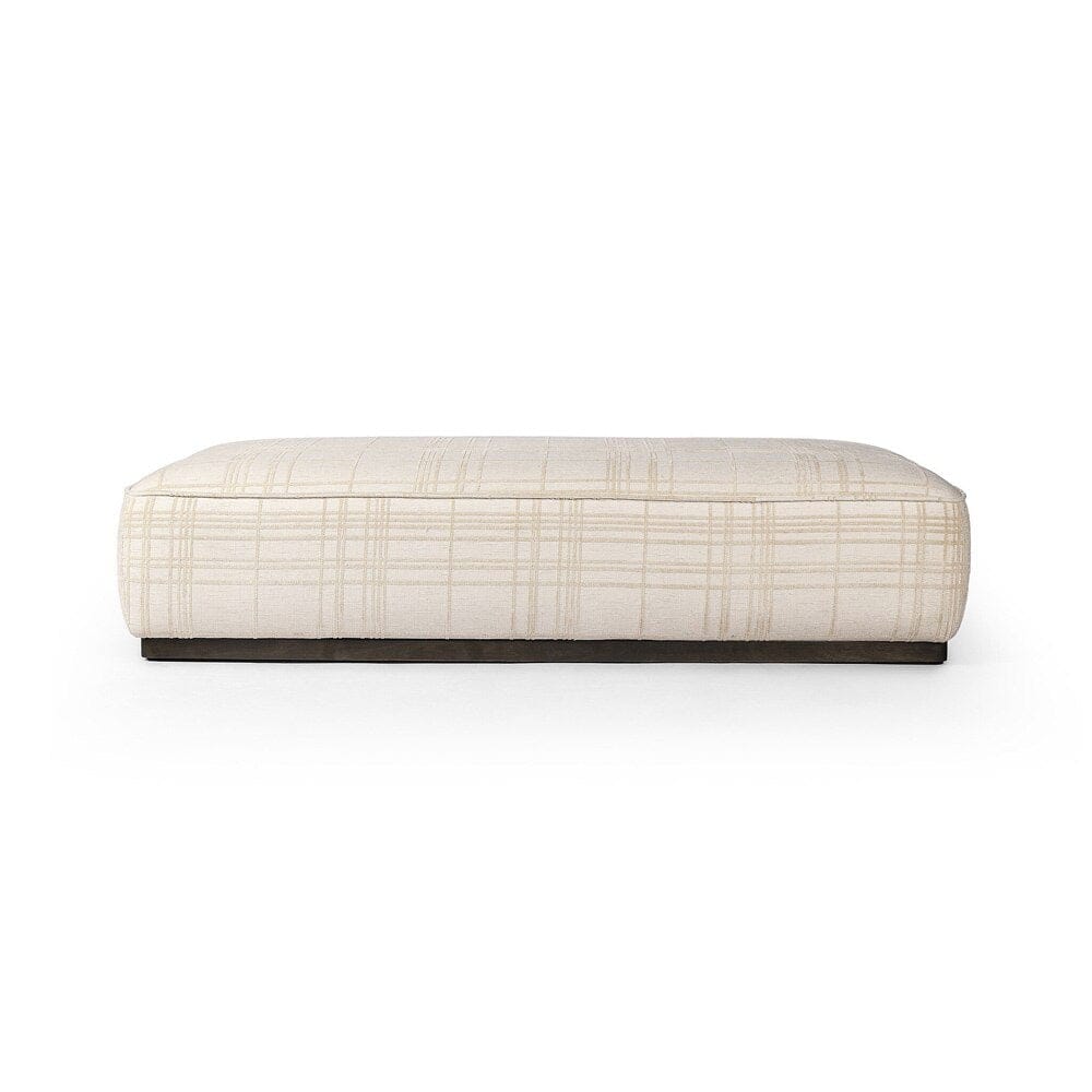 Four Hands - Westgate - Sinclair Cocktail Ottoman - Sheffield Ivory - 236096-017 veiw 2