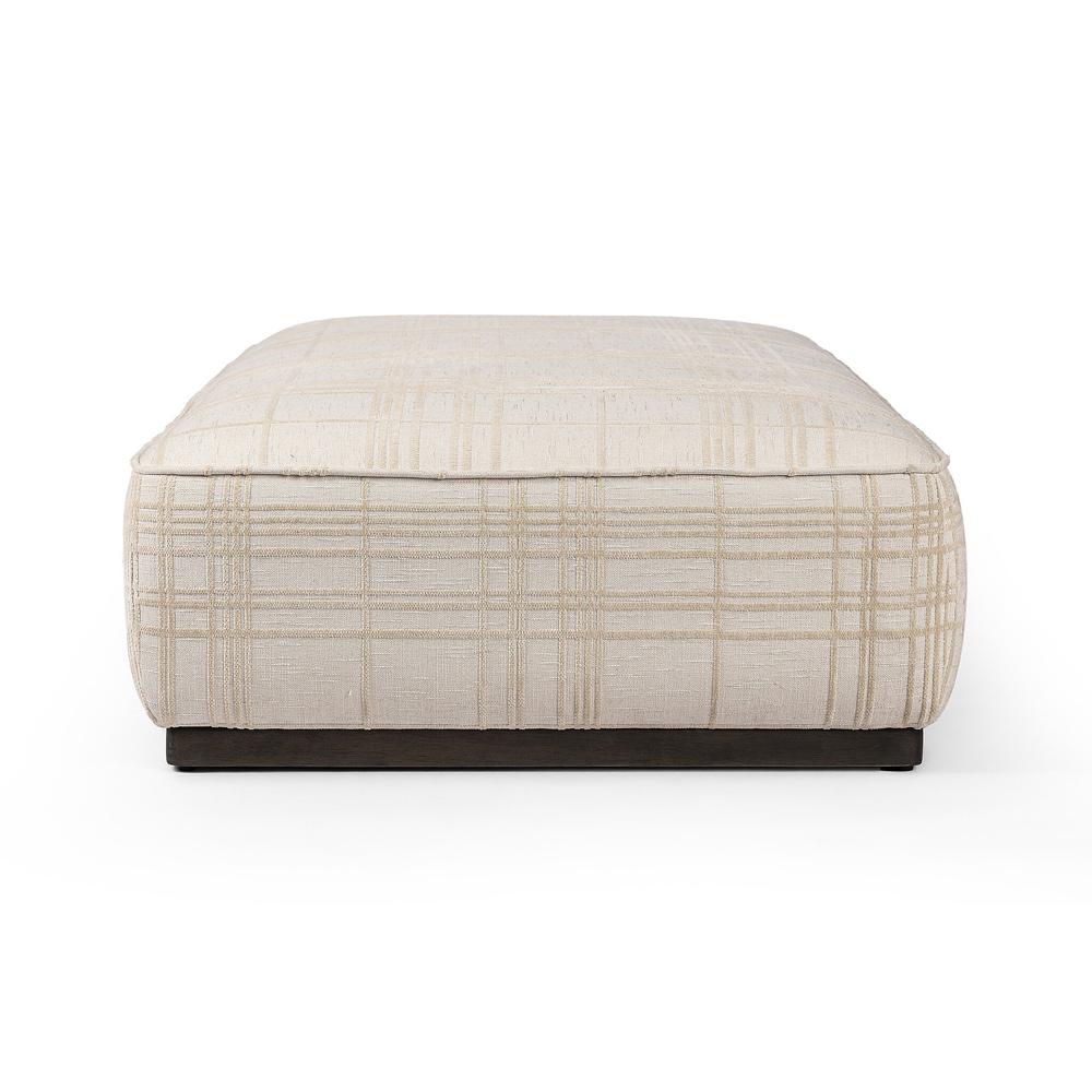 Four Hands - Westgate - Sinclair Cocktail Ottoman - Sheffield Ivory - 236096-017 veiw 3
