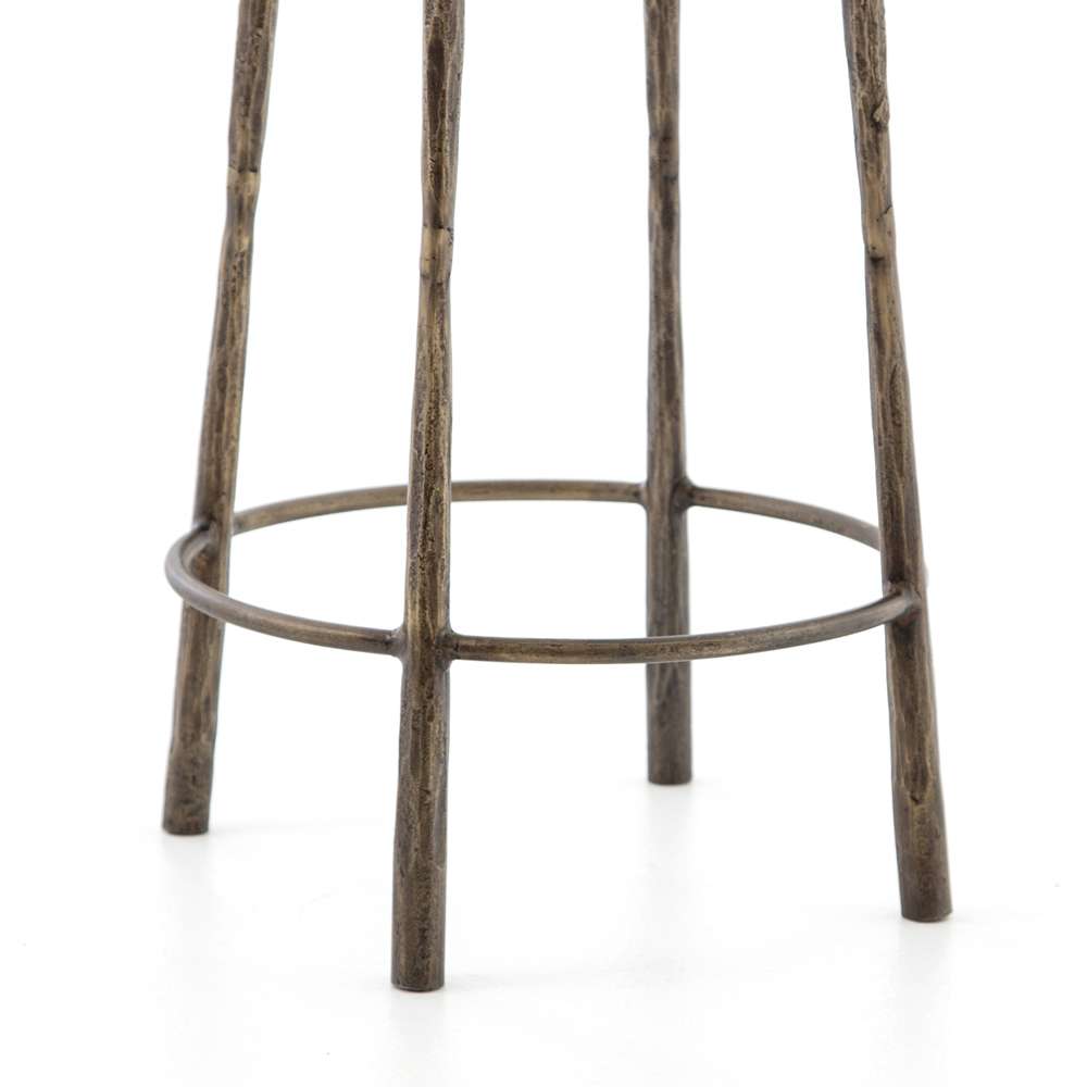 Four Hands - Westwood Stool - Antique Brass - Counter - 106393-007 veiw 2
