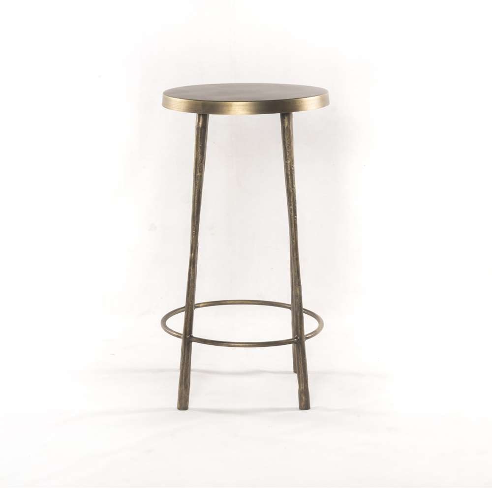 Four Hands - Westwood Stool - Antique Brass - Counter - 106393-007 veiw 5