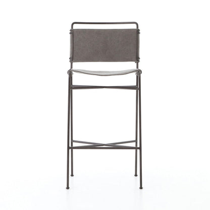 Four Hands - Wharton Bar Stool - Stonewash Grey - 105861-018 view 1
