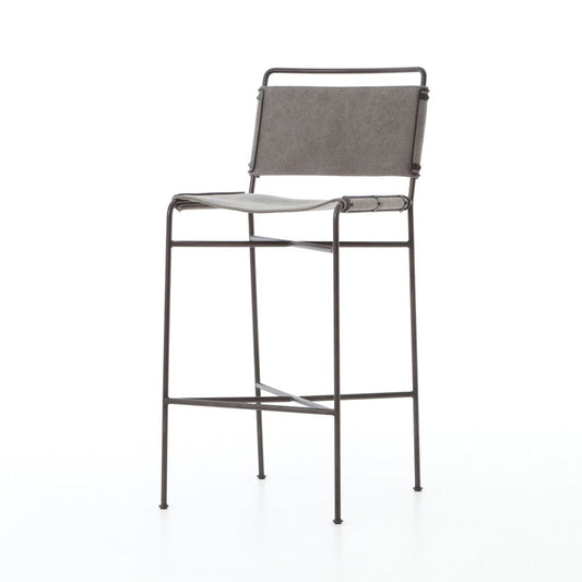 Four Hands - Wharton Bar Stool - Stonewash Grey - 105861-018 view 2