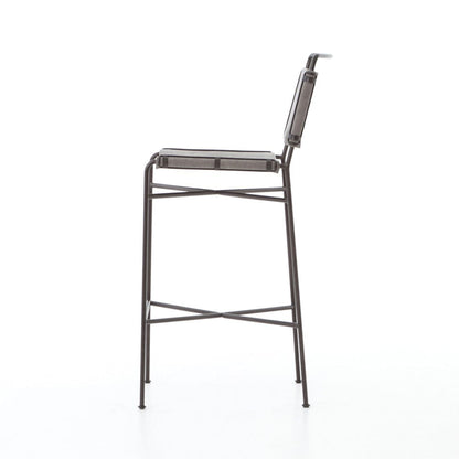 Four Hands - Wharton Bar Stool - Stonewash Grey - 105861-018 view 3