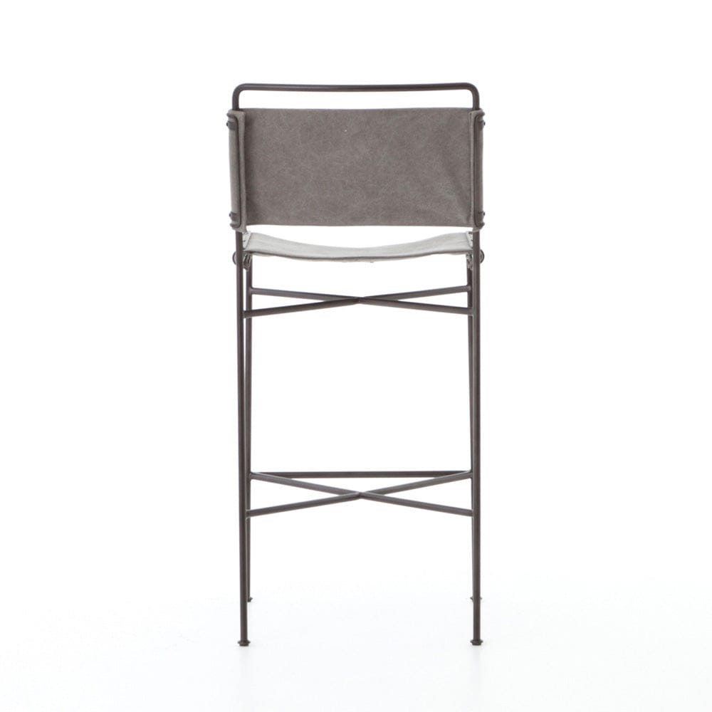 Four Hands - Wharton Bar Stool - Stonewash Grey - 105861-018 view 5