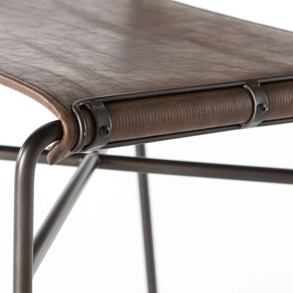 Four Hands - Wharton Counter Stool - Distressed Brown - 105861-021 veiw 2