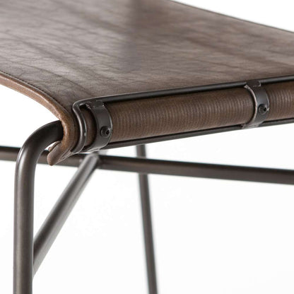Four Hands - Wharton Counter Stool - Distressed Brown - 105861-021 veiw 2