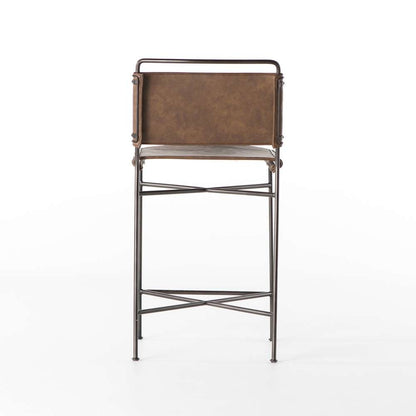Four Hands - Wharton Counter Stool - Distressed Brown - 105861-021 veiw 6