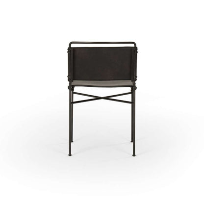 Four Hands - Wharton Dining Chair - Distressed Black - CIRD-20137-405 veiw 2