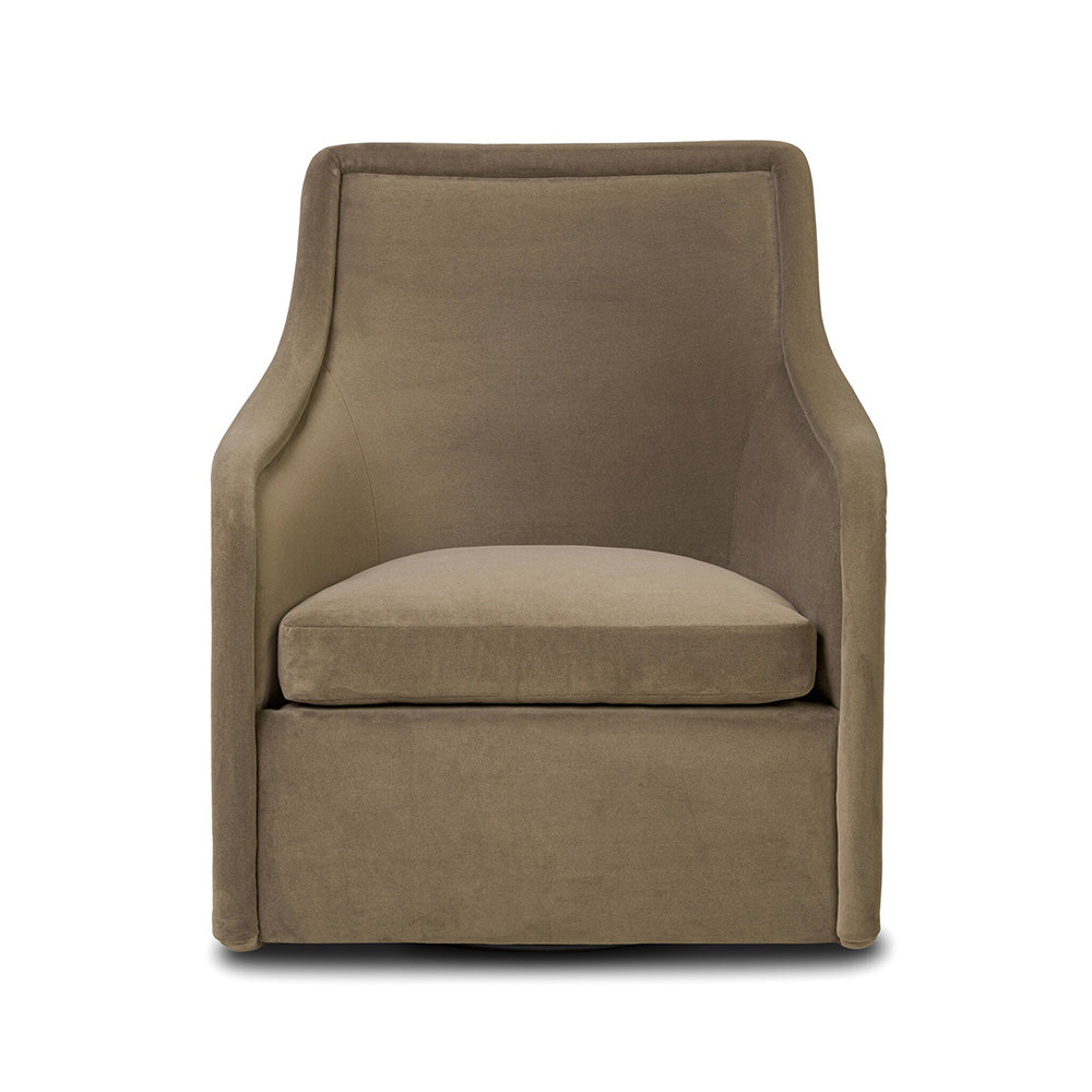 Four Hands - Whitmore - Blaire Swivel Chair - Crypton Henry Coffee - 250288-002_CLOSEOUT view 2