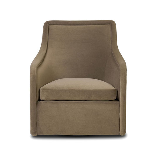 Four Hands - Whitmore - Blaire Swivel Chair - Crypton Henry Coffee - 250288-002_CLOSEOUT view 2