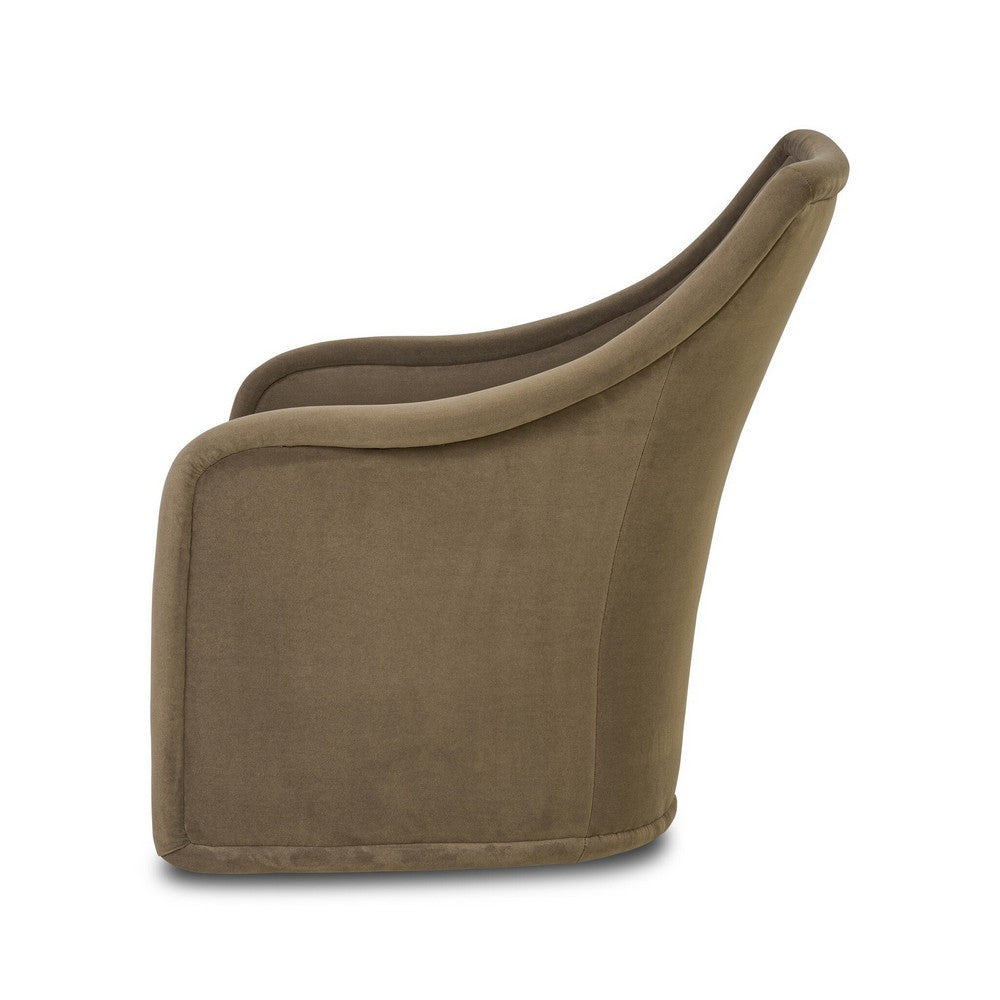 Four Hands - Whitmore - Blaire Swivel Chair - Crypton Henry Coffee - 250288-002_CLOSEOUT view 3