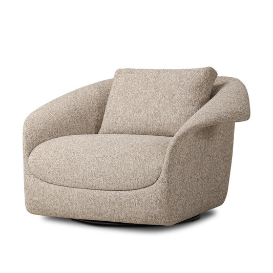 Four Hands - Whitmore - Ezra Swivel Chair - Yuma Dove - 241280-001 veiw 1