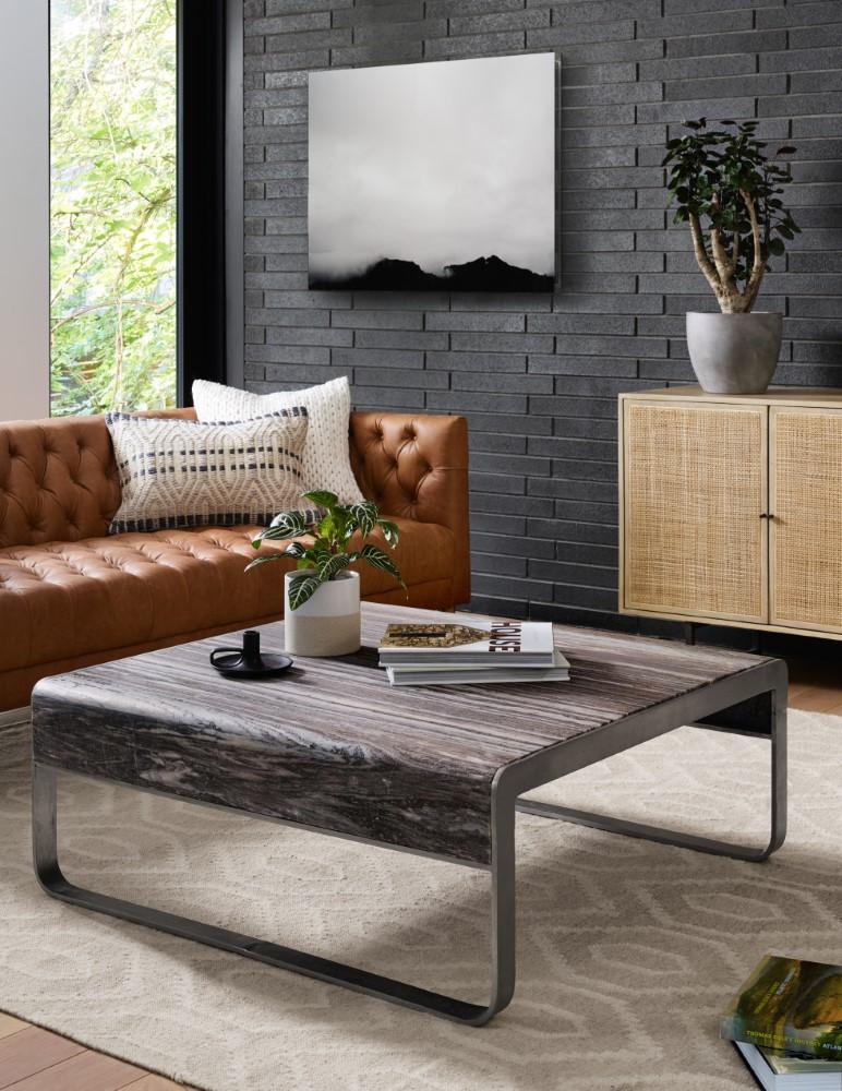 Four Hands - Williams Leather Sofa-90in - CCAR-109W-299 veiw 2