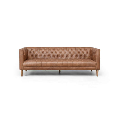 Four Hands - Williams Sofa - Natural Wash Chocolate - 105693-004 veiw 3