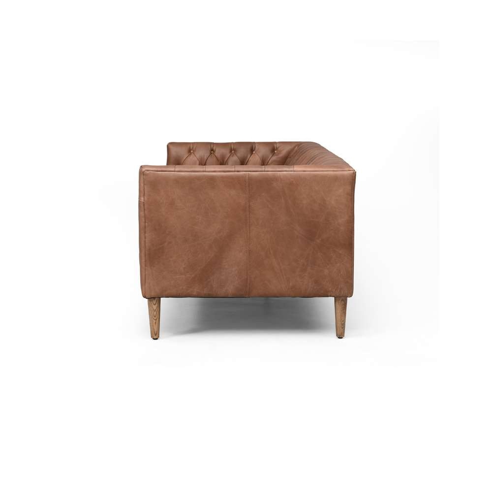 Four Hands - Williams Sofa - Natural Wash Chocolate - 105693-004 veiw 4