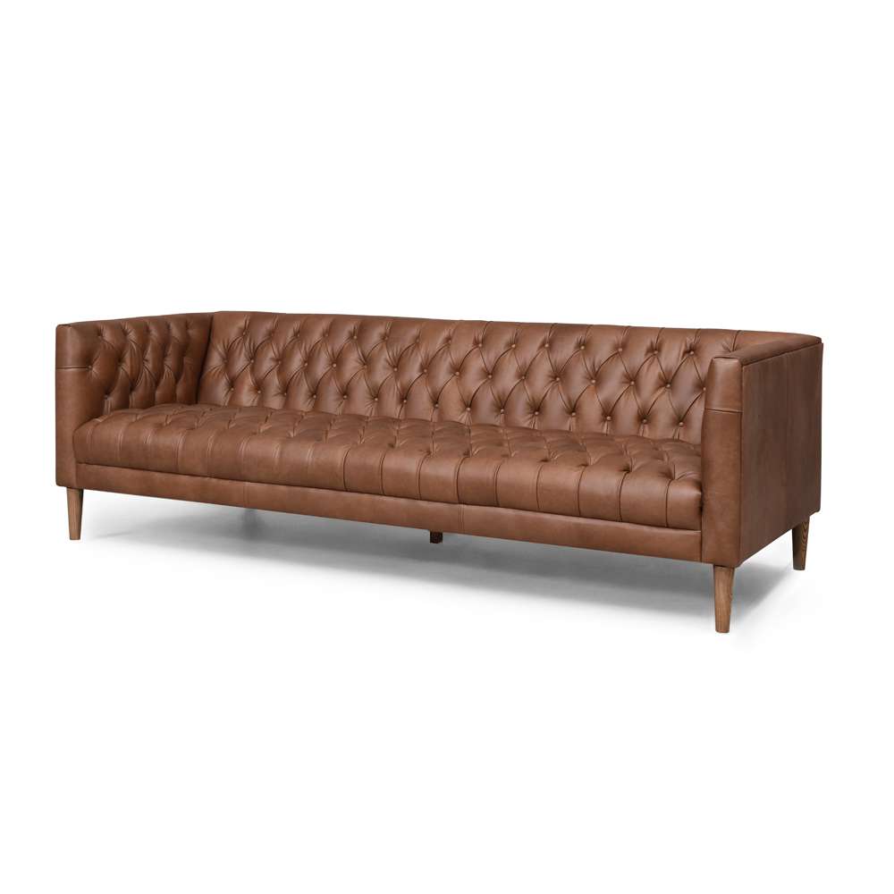 Four Hands - Williams Sofa - 90in - Nw Chocolate - 223651-002 veiw 1