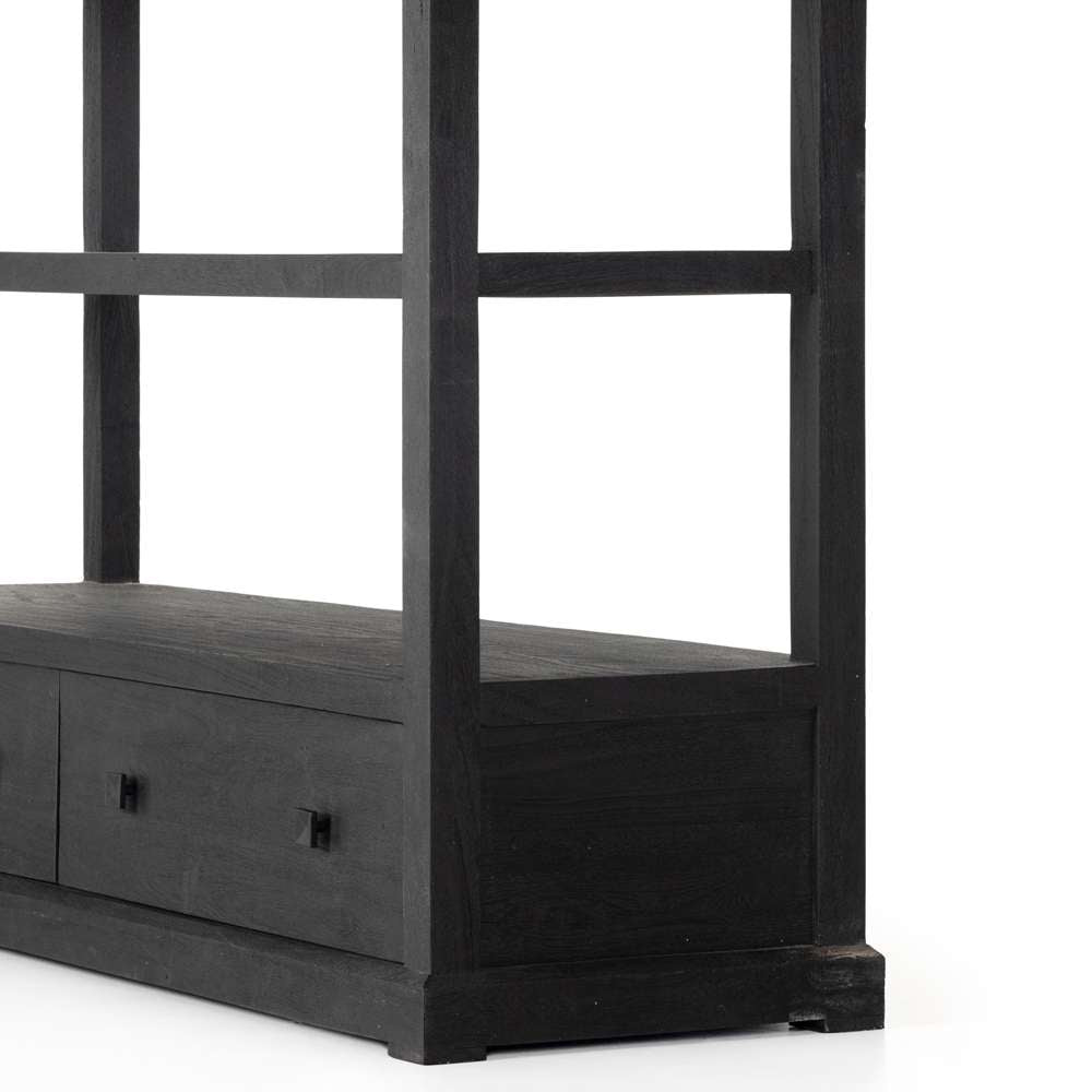 Four Hands - Woodmore Bookcase - Dark Totem - 233549-001 veiw 3