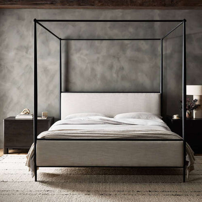 Four Hands - Xander King Canopy Bed - Savoy Parchment - 240884-002 veiw 4