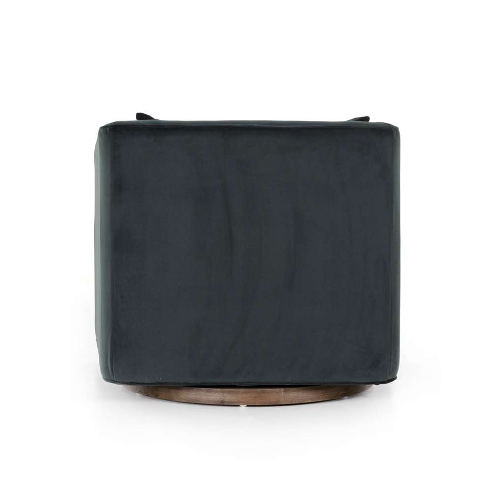 Four Hands - York Swivel Chair - Modern Velvet Smoke - 105964-008 veiw 2