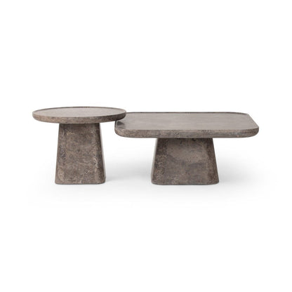 Four Hands - Zane Coffee Table Set - Warm Grey Marble - 248347-001 view 1
