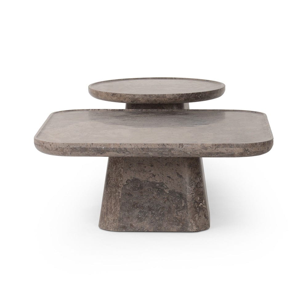 Four Hands - Zane Coffee Table Set - Warm Grey Marble - 248347-001 view 3