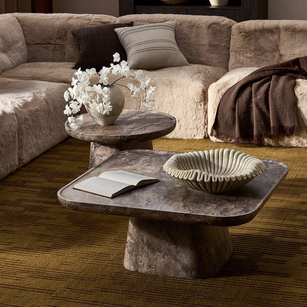 Four Hands - Zane Coffee Table Set - Warm Grey Marble - 248347-001 view 4