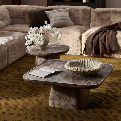 Four Hands - Zane Coffee Table Set - Warm Grey Marble - 248347-001 view 4