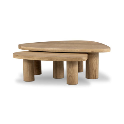 Four Hands - Zion Nesting Coffee Table Set - Natural Oak - 238223-004 view 2