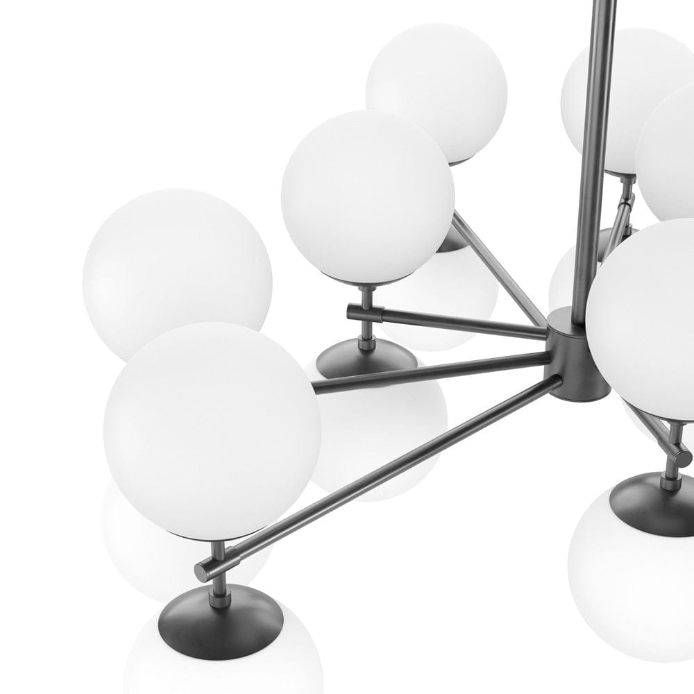 Four Hands - Zodiac Chandelier - Black Gunmetal - 245024-002 view 3