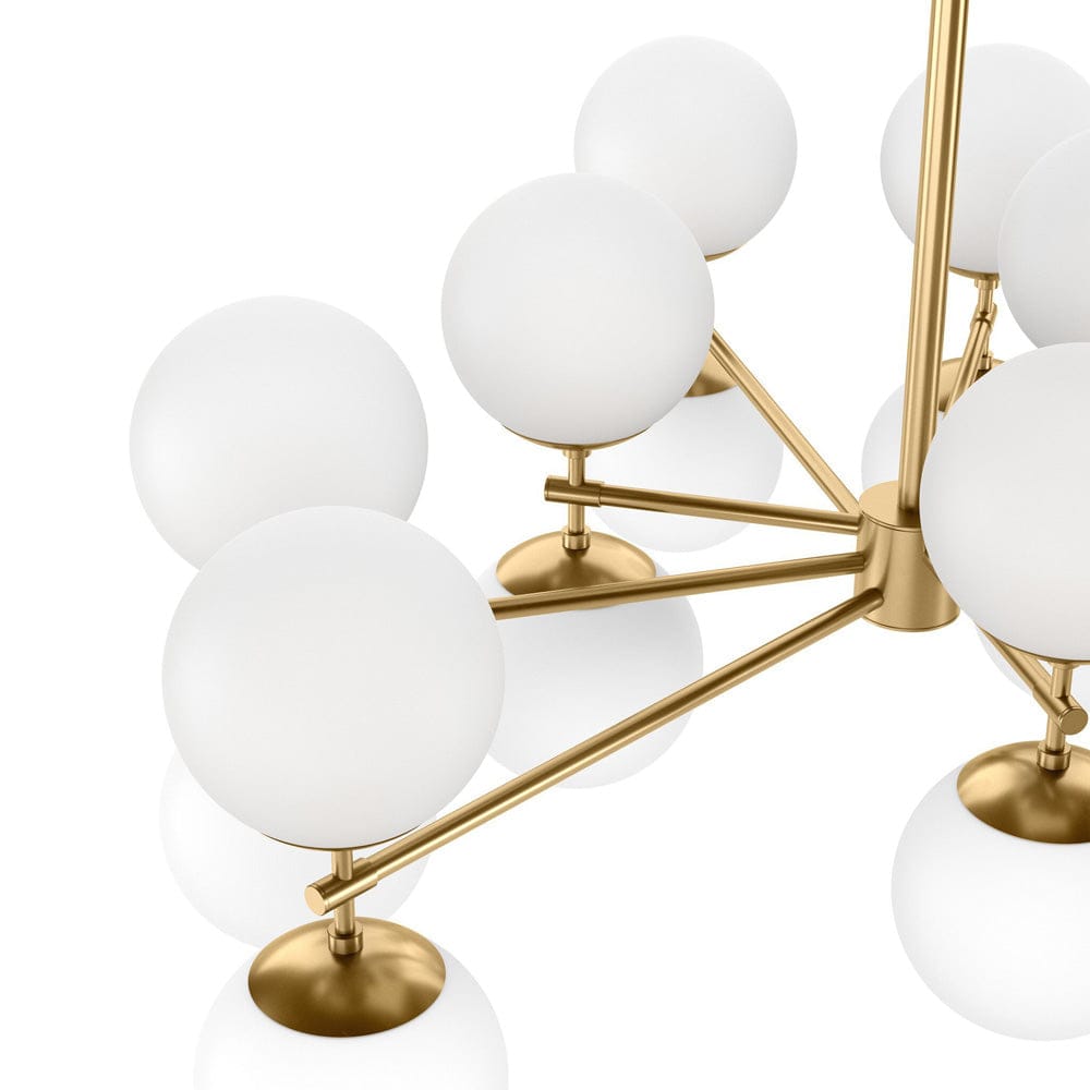 Four Hands - Zodiac Chandelier - Burnished Brass - 245024-001 view 3