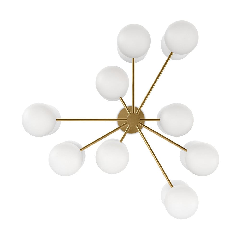 Four Hands - Zodiac Chandelier - Burnished Brass - 245024-001 view 5