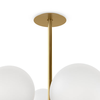 Four Hands - Zodiac Chandelier - Burnished Brass - 245024-001 view 6