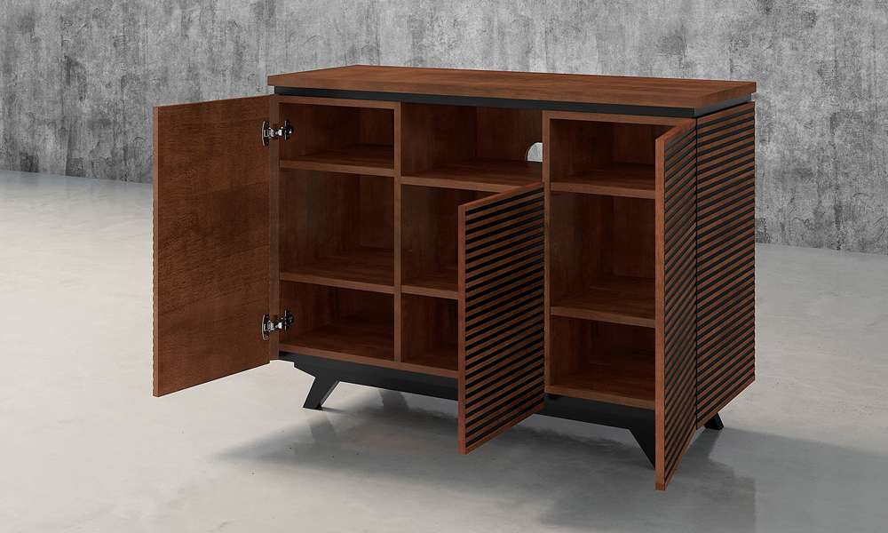 Furnitech - 47in Mid - Century Modern media storage dresser - TANGO - ST veiw 2