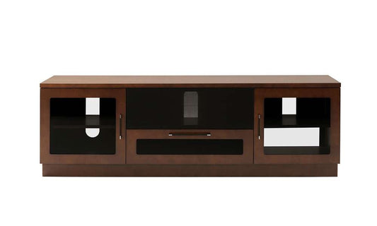 Furnitech - Contemporary Collection 70in Contemporary TV Stand Media Console for Flat Screen and Audio Video Installations in a Cognac  Finish - FT72CCCN veiw 1