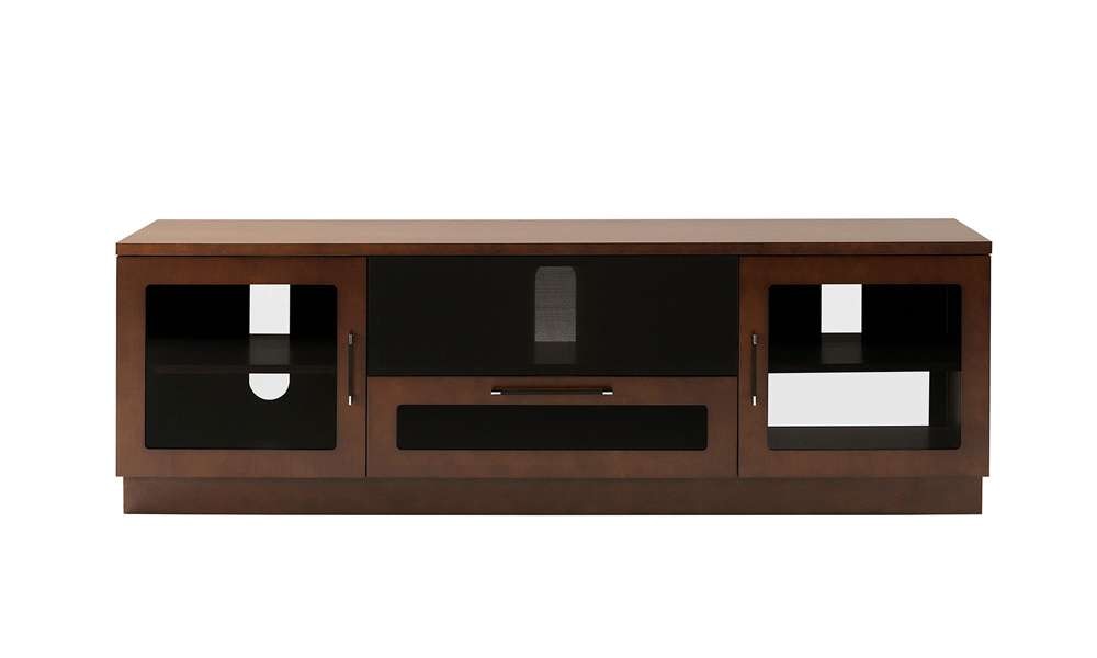 Furnitech - Contemporary Collection 70in Contemporary TV Stand Media Console for Flat Screen and Audio Video Installations in a Cognac  Finish - FT72CCCN veiw 6