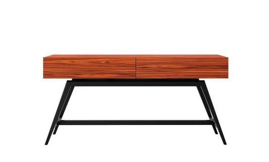 Furnitech - Signature Home - 63in Mid-Century Modern Console in Iron Wood - FT63MMPF veiw 2