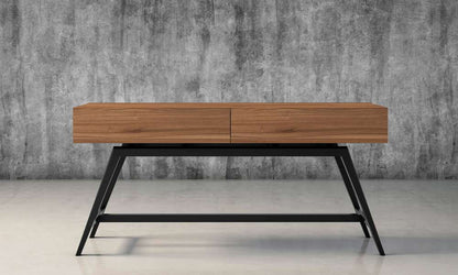 Furnitech - Signature Home - 63in Mid-Century Modern Console in Walnut - FT63MMCW veiw 3