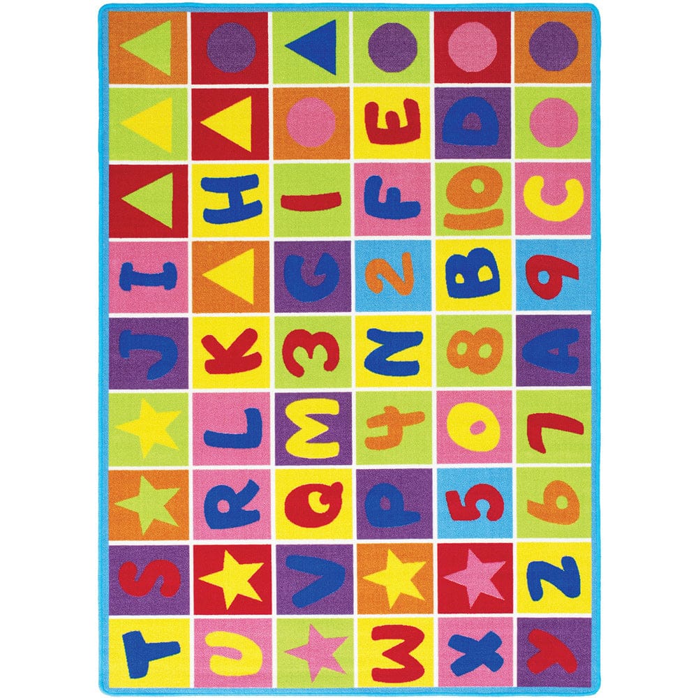 Furniture of America - Abbey 4' 9" X 6' 9" Area Rug in Alphabet/Multi - RG5210 View 1